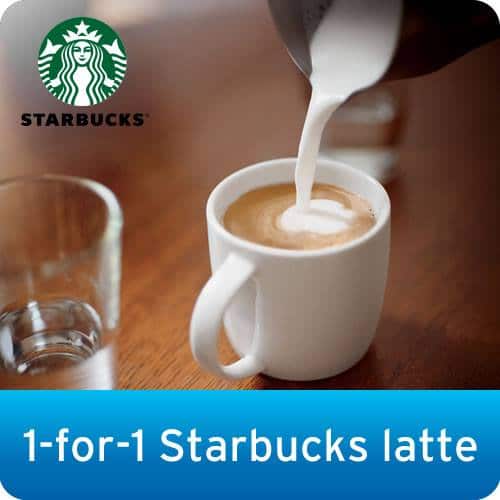 Citibank 1-fo-1 Starbucks Latte