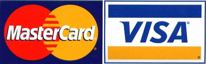 Logo visa and mastercard at Enjoy Compare